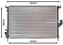 VAN WEZEL Chladič motora VAN WEZEL 43002477 (43002477)