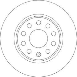 TRW Brzdový kotúč TRW DF6952 (DF6952)