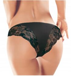 Ewana 065 - fekete bugyi XL/42 csipkével - kényelem és időtlen elegancia (065)