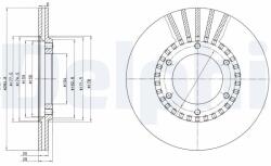 DELPHI Tarcza Ham. Nissan Patrol Gr. I (bg2365)