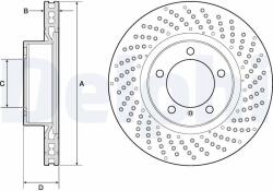 DELPHI Tarcza Ham. Przod Prawa Porsche (bg4781c)