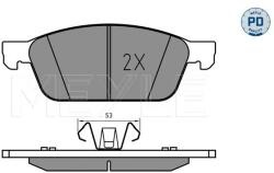 MEYLE Sada brzdových platničiek kotúčovej brzdy MEYLE 025 255 5518/PD (025 255 5518/PD)