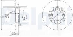 DELPHI Tarcza Ham. Przod (bg2533)