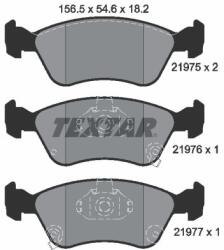 TEXTAR Sada brzdových platničiek kotúčovej brzdy TEXTAR 2197502 (2197502)