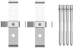 Bosch Súprava príslušenstva, obloženie kotúčovej brzdy BOSCH 1 987 474 440 (1 987 474 440)