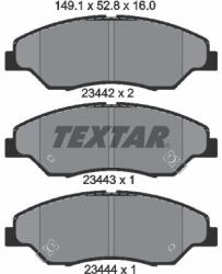 TEXTAR Sada brzdových platničiek kotúčovej brzdy TEXTAR 2344201 (2344201)