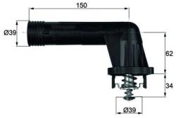 MAHLE Termostat chladenia MAHLE TI 20 95 (TI 20 95)
