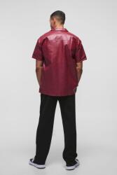 Boohooman bordó cipzáras ing B16, XL-es méret