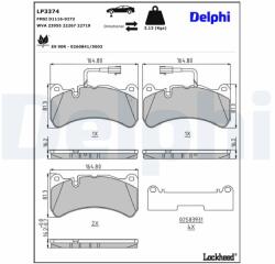 DELPHI Klocki Ham. Alfa Stelvio Q4 17- (lp3374)