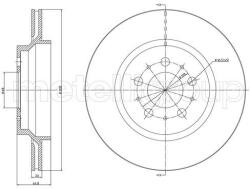 METELLI Brzdový kotúč METELLI 23-1133C (23-1133C)
