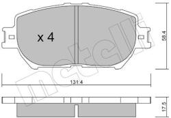 METELLI Sada brzdových platničiek kotúčovej brzdy METELLI 22-0751-0 (22-0751-0)