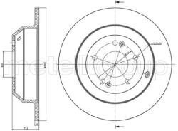 METELLI Brzdový kotúč METELLI 23-1347C (23-1347C)