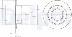 DELPHI Tarcza Ham. Nissan Cabstar (bg4218)