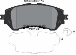 TEXTAR Sada brzdových platničiek kotúčovej brzdy TEXTAR 2582301 (2582301)