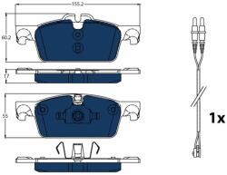 TRW Sada brzdových platničiek kotúčovej brzdy TRW GDB1929BTE (GDB1929BTE)