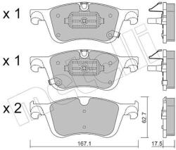 METELLI Sada brzdových platničiek kotúčovej brzdy METELLI 22-1365-0 (22-1365-0)