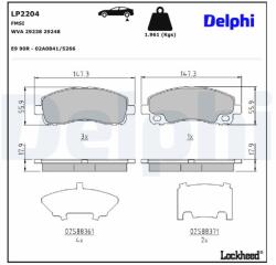 DELPHI Klocki Ham. Mitsubishi Canter 06- (lp2204)