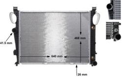 MAHLE Chladič motora MAHLE CR 304 000S (CR 304 000S)