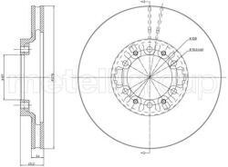 METELLI Brzdový kotúč METELLI 23-0463 (23-0463)