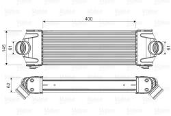 VALEO Chladič plniaceho vzduchu VALEO 818550 (818550)