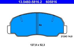 ATE Sada brzdových platničiek kotúčovej brzdy ATE 13.0460-5816.2 (13.0460-5816.2)