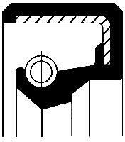 CORTECO Tesniaci krúżok kľukového hriadeľa CORTECO 12010847 (12010847)