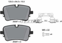 TEXTAR Sada brzdových platničiek kotúčovej brzdy TEXTAR 2626701 (2626701)