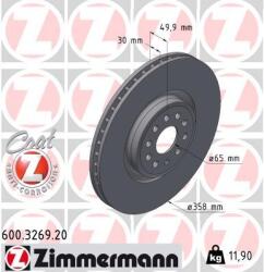 ZIMMERMANN Brzdový kotúč ZIMMERMANN 600.3269. 20 (600.3269.20)