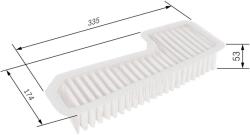 Bosch Vzduchový filter BOSCH F 026 400 158 (F 026 400 158)