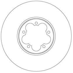 TRW Brzdový kotúč TRW DF6921S (DF6921S)