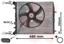 VAN WEZEL Chladič motora VAN WEZEL 76002013 (76002013)