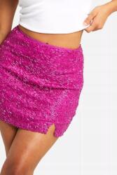 Boohoo rózsaszín mini szoknya díszítéssel B16 jtr Xs