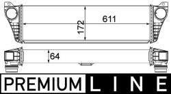 MAHLE Chladič plniaceho vzduchu MAHLE CI 150 000P (CI 150 000P)