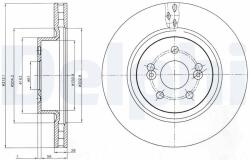 DELPHI Brzdový kotúč DELPHI BG4111 (BG4111)