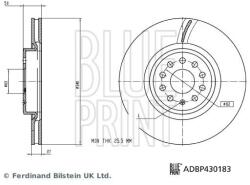 BLUE PRINT Brzdový kotúč BLUE PRINT ADBP430183 (ADBP430183)