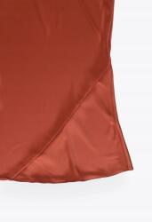  Asos Barna Szatén Aszimmetria Ruha Xxk lpv Xxs