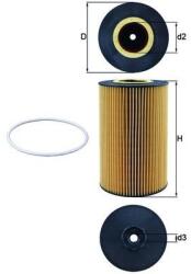 MAHLE Olejový filter MAHLE OX 425D (OX 425D)