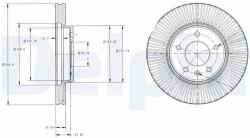 DELPHI Tarcza Ham. Opel Antara 06- (bg4092c)