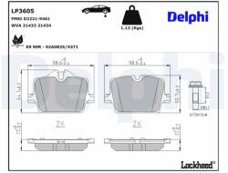 DELPHI Klocki Hamulcowe Tyl (lp3605)