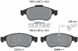 TEXTAR Sada brzdových platničiek kotúčovej brzdy TEXTAR 2207301 (2207301)