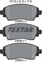 TEXTAR Sada brzdových platničiek kotúčovej brzdy TEXTAR 2308801 (2308801)