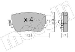 METELLI Sada brzdových platničiek kotúčovej brzdy METELLI 22-1196-0 (22-1196-0)
