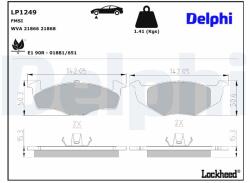 DELPHI Klocki Ham. Vw Golf/polo (lp1249)