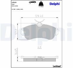 DELPHI Klocki Ham. Nissan Almera 00- (lp616)