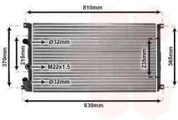 VAN WEZEL Chladič motora VAN WEZEL 43002276 (43002276)