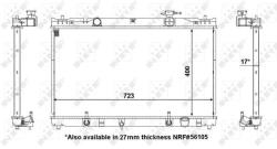NRF Chladič motora NRF 53587 (53587)