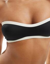 Miss Selfridge Fekete Bikini Felső Kontraszt Xxj kqu XXL