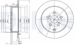 DELPHI Tarcza Ham. Toyota Prius (bg3822)