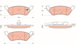 TRW Sada brzdových platničiek kotúčovej brzdy TRW GDB4130 (GDB4130)