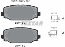 TEXTAR Sada brzdových platničiek kotúčovej brzdy TEXTAR 2674101 (2674101)
